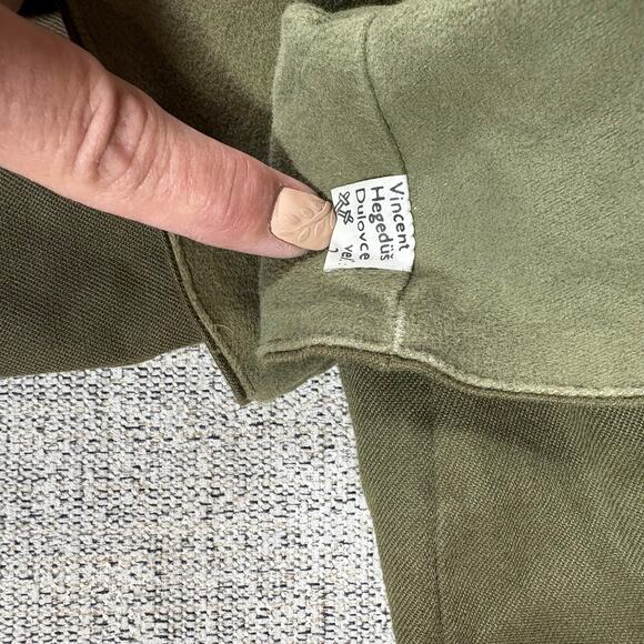 Vintage 1994 Vincent Hegedus Dulovce Mens Army Green Glove Mitten - Picture 6 of 7